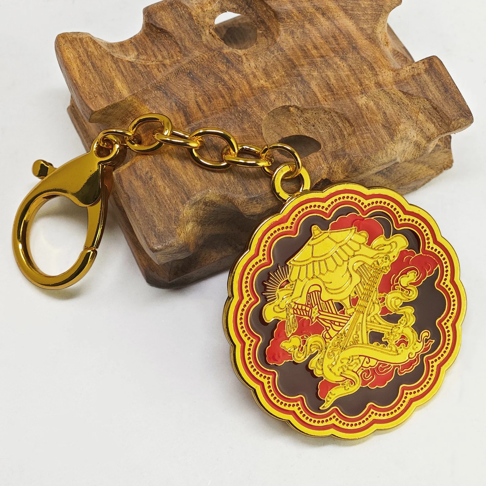 Feng Shui Four Weapon Protection Luck Success Keychain Amulet Key Chain 4