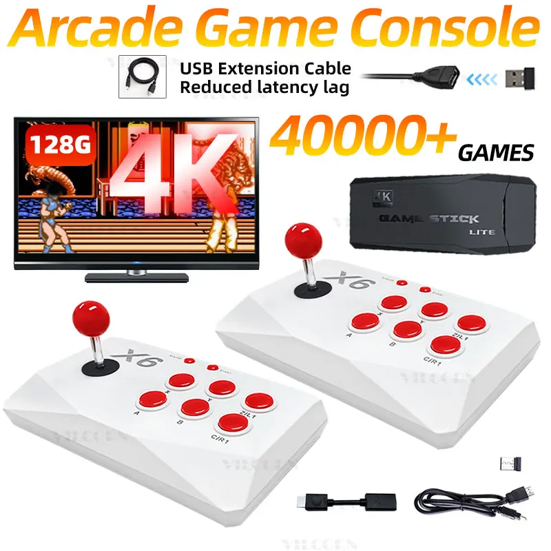 Arcade Video Game Console with Dual Arcade Joystick 40000 Games