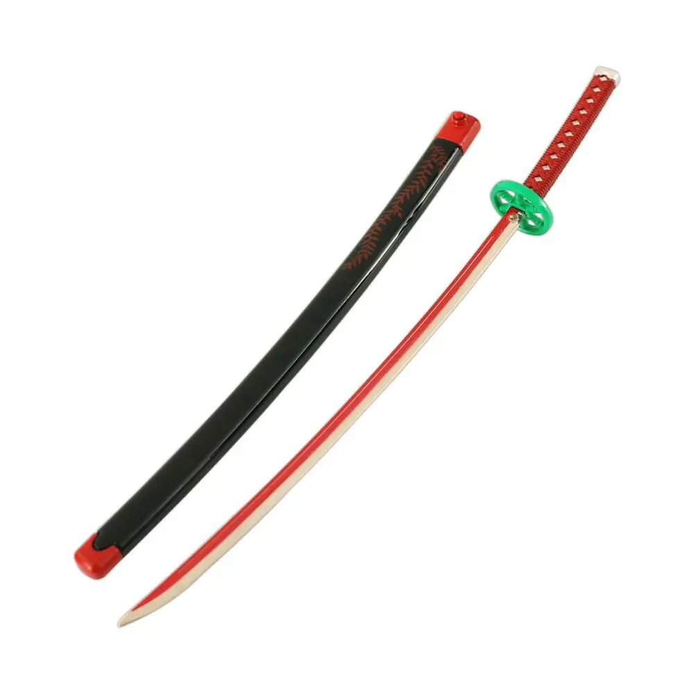 Demon Slayer Sword Kamado Nezuko Nichirin Blade Alloy Katana Sword Press To Eject Japanese Samurai  Anime Weapon Model Gifts 6