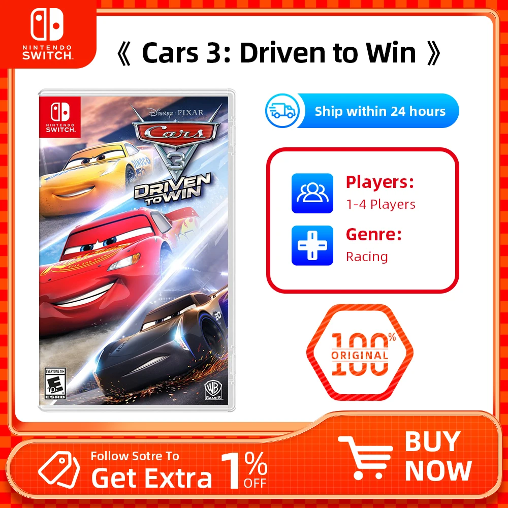 Nintendo Switch Jogo Dleas-carros 3 Conduzidos Para Ganhar-jogos Cartucho  De Cartas Físicas De Corrida Para Interruptor Oled - Ofertas De Jogos -  AliExpress