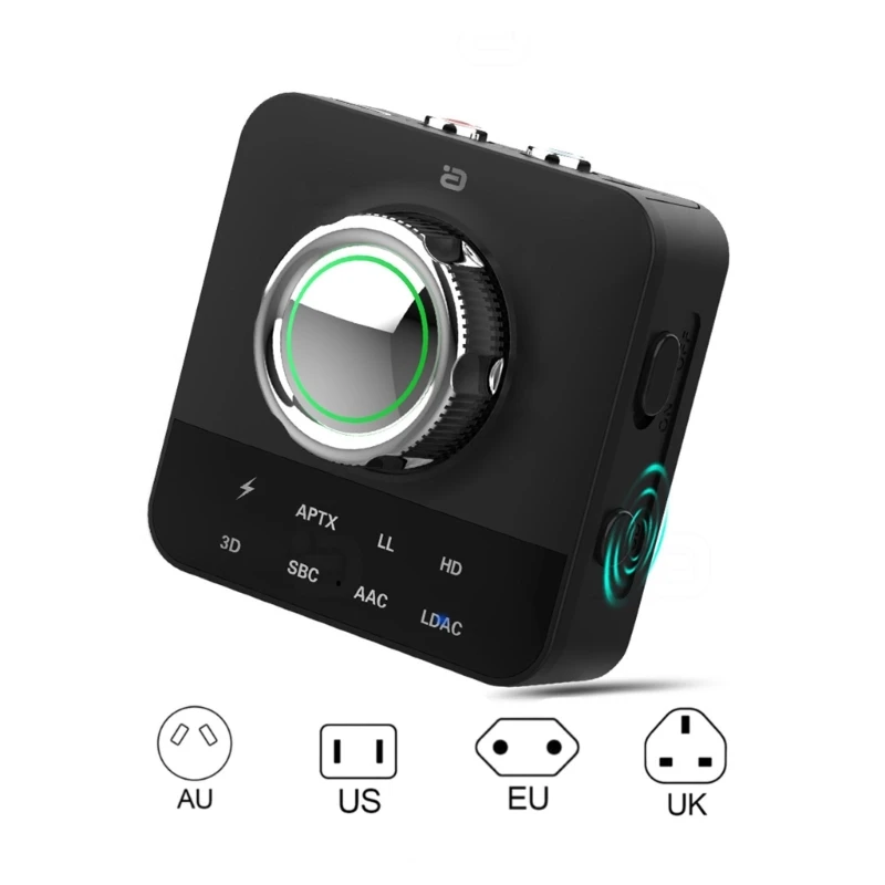 

MR230PRO Bluetoothcompatible Receiver with MicRCA3.5mmJackAux 3DStereo Music LDAC AptX Wireless Adapter