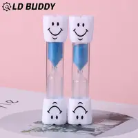 Minute Smiling Face Tooth Brushing Hourglass Creative Sand Clock Toothbrush Timer Desktop Ornament For Children Kids Gifts 1