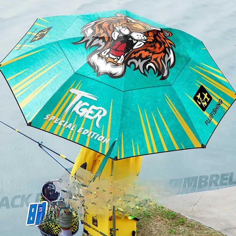 Parapluie Pliable Design Canard - 94cm, Anti-UV Et Anti-vent - Voyage, Plage, Soleil Et Pluie