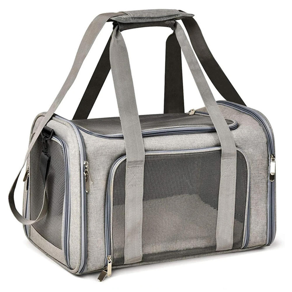 Collapsible Pet Carrier for Small Dogs & Cats – Travel Bag for Pets up to 15 lbs 3