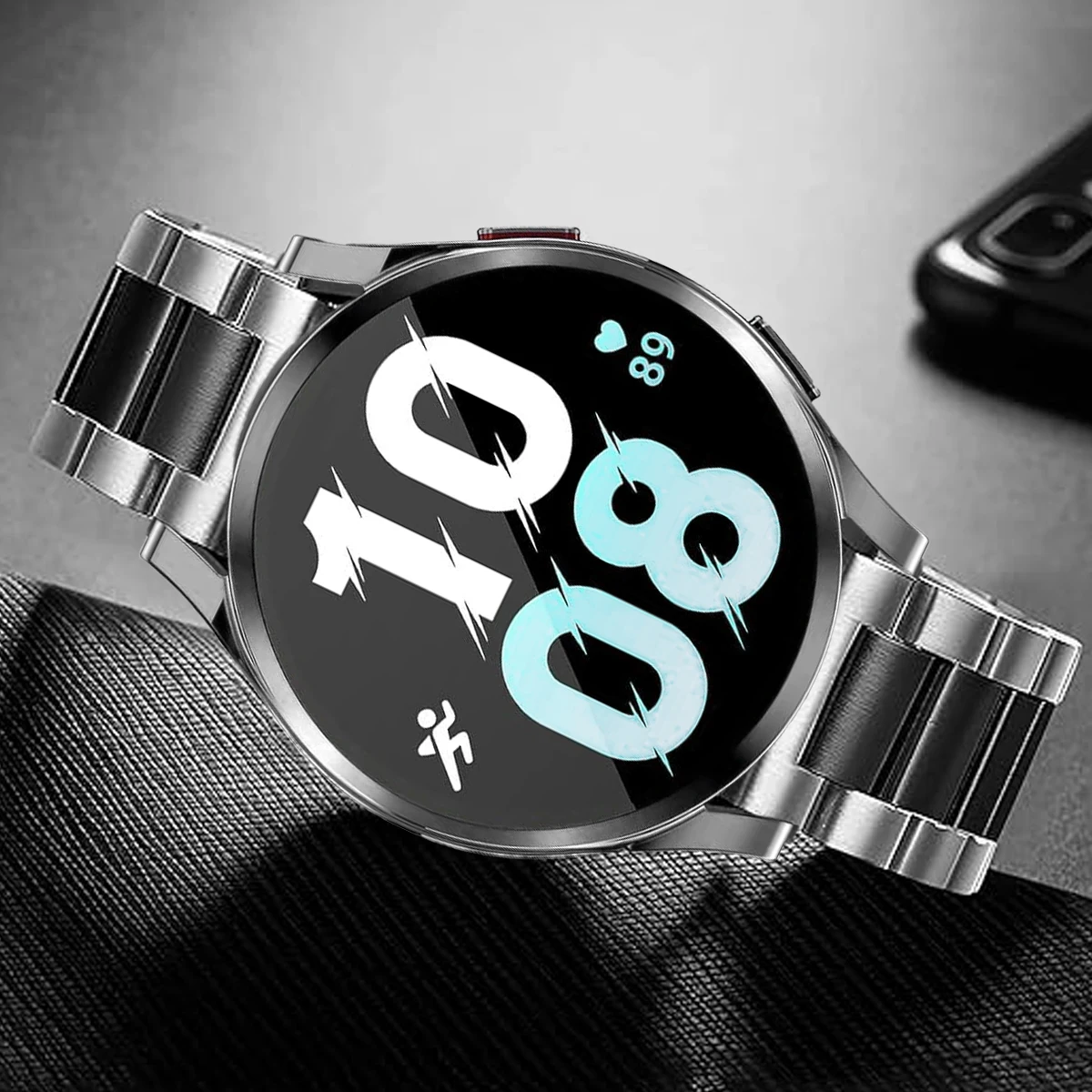 Band + Hülle für Samsung Galaxy Watch 7/6/5/4 40 mm 44 mm Edelstahl-Armbanduhr 6Classic 43 mm 47 mm Metallarmband TPU-Abdeckung – Detail 3