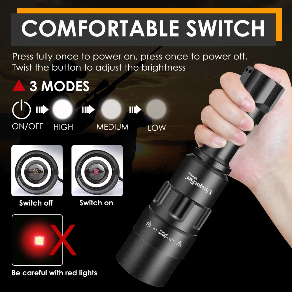 Lampe Torche Infrarouge 850nm Zoomable - Pour Caméra Vision Nocturne