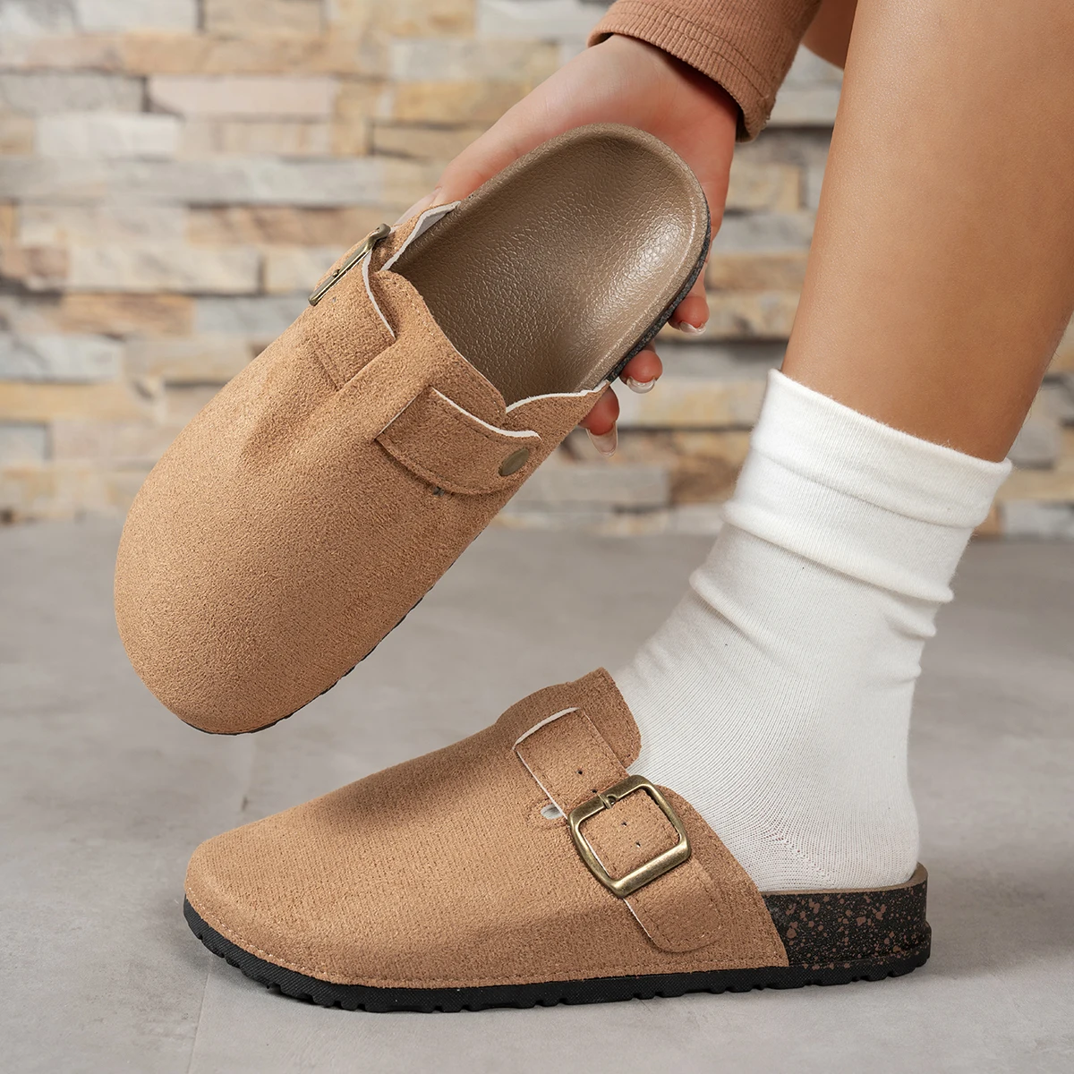 Women Slippers New Non Slip Flat Casual Outdoor Mules Shoes Women Fashion Comfortable Slippers Slides Women Zapatos De Mujer