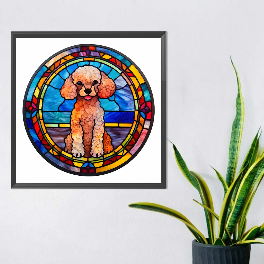 犬のデザインの5Dダイヤモンド絵画,自分でできるジュエリー