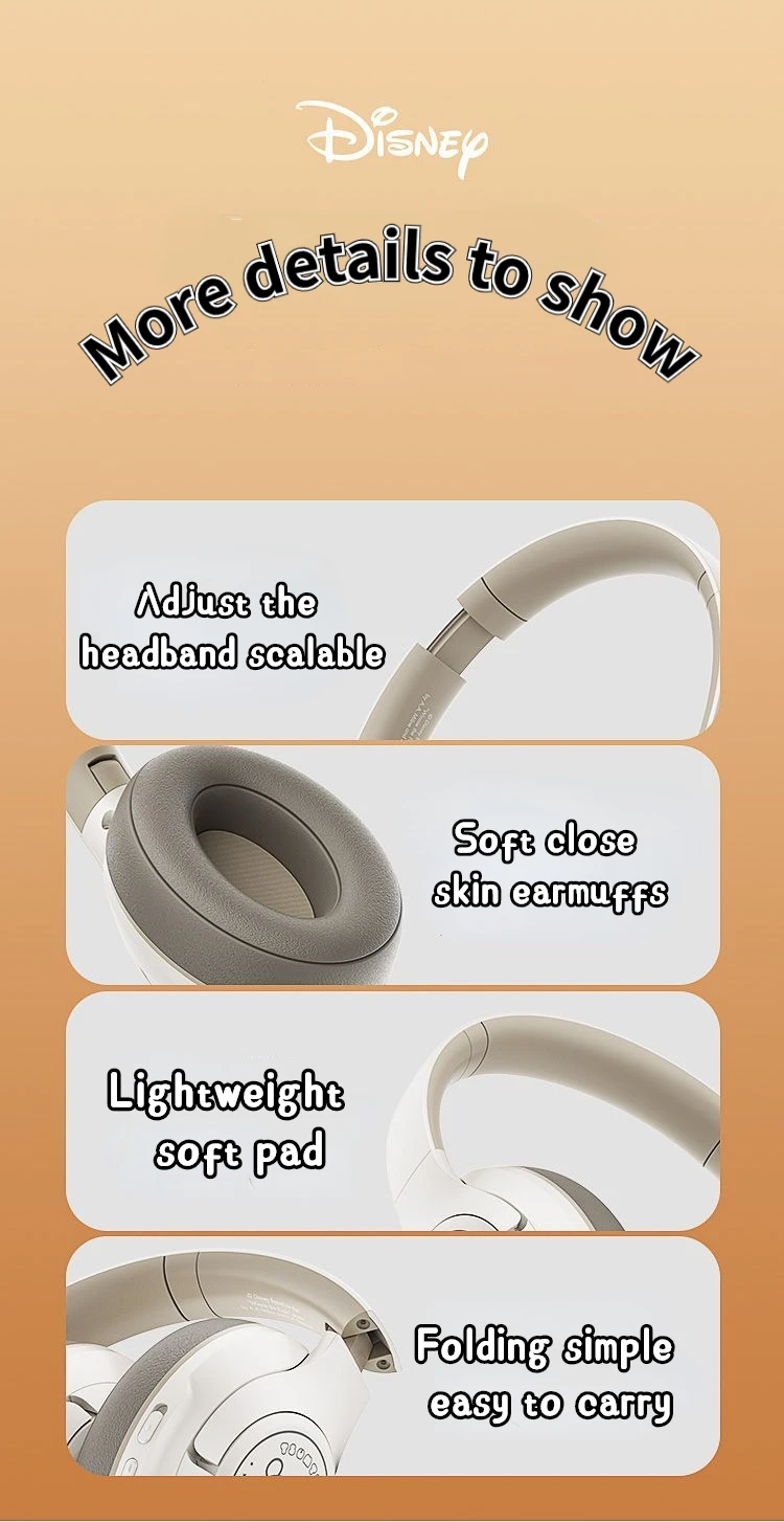 Disney YP04 Bluetooth HiFi Headphones