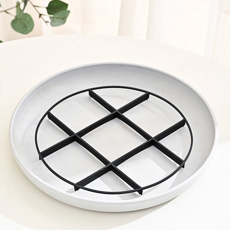 10Pcs Flower Pot Tray Anti Rot Root Plastic Saucer Bracket Drip flower pot tray