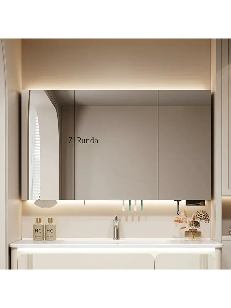 m Mirror Cabinet Smart Mirror Cabinet with Light Fog Removal Fashion Simple Home Furniture FYBC