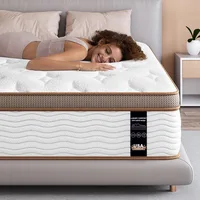 Premium Full Mattress 14 Inch - Hybrid Mattress with Advanced Pocket Spring Technology - Optimal Spinal Support 1