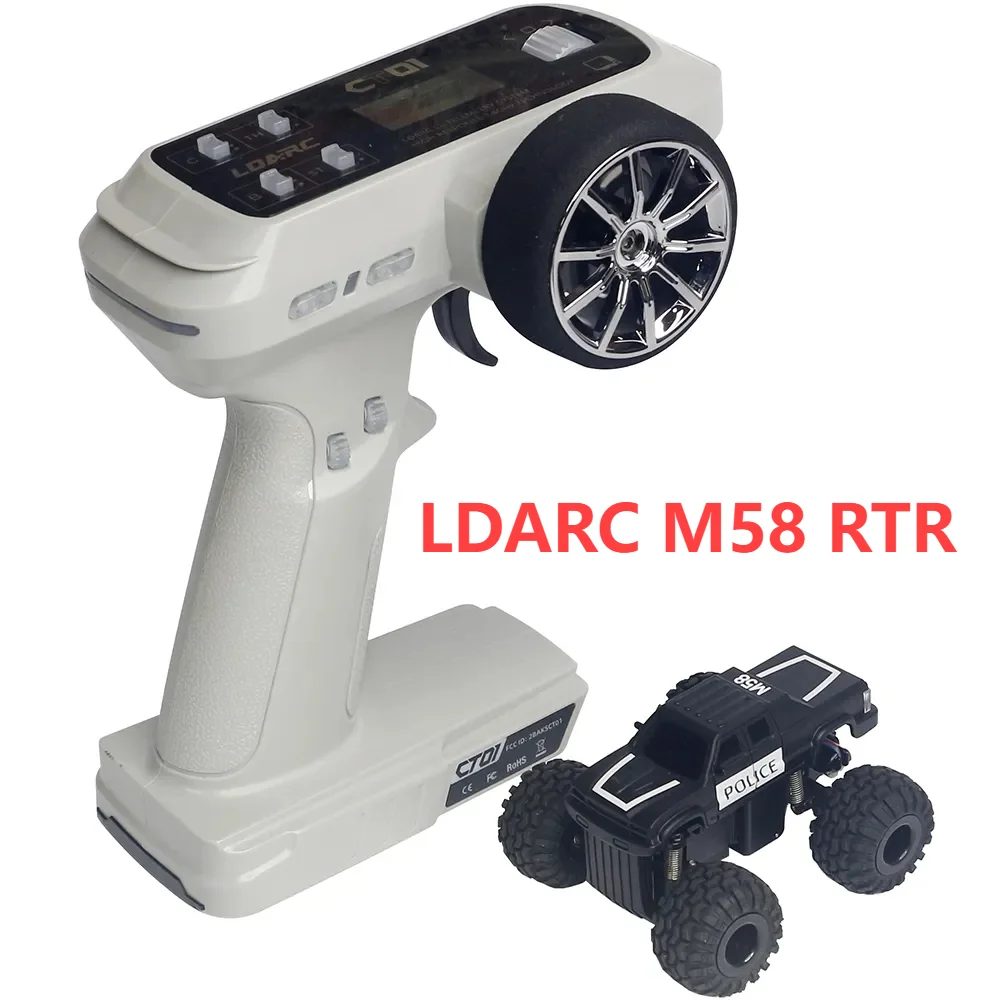 

LDARC M58 RTR 2.4GHz 1/58 MINI Mirco RC Electric Remote Control Model Car Adult Children's Tabletop Toys