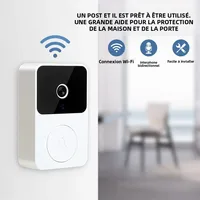 Sonnette vidéo WIFI, caméra sans fil, Vision nocturne IR, sécurité domestique intelligente, sonnette de porte HD, interphone bidirectionnel, changement vocal pour la maison 2