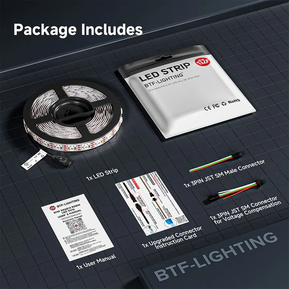 5V SK6812 RGBW Led Strip Light 4 in 1 Similar WS2812B 1m 4m 5m 30 60 144 LEDs Individual Addressable RGBWW Led Lights IP30 65 67 image 3