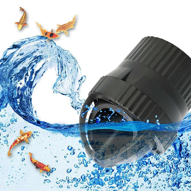 1Pcs ID25/32mm Aquarium Water Pumps Fish Tank Wave Maker Aquarium Duckbill Outlet 360&deg; Auto Rotating Water Accelerator Fittings
