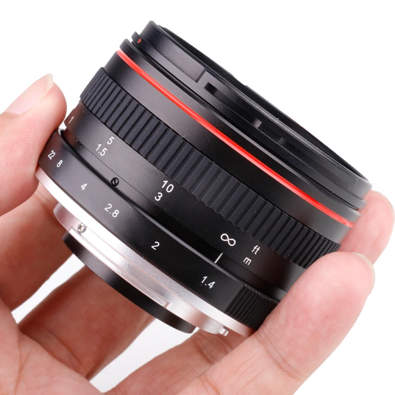 RISESPRAY 50mm F1.4 Large Aperture Portrait Manual Focus Full