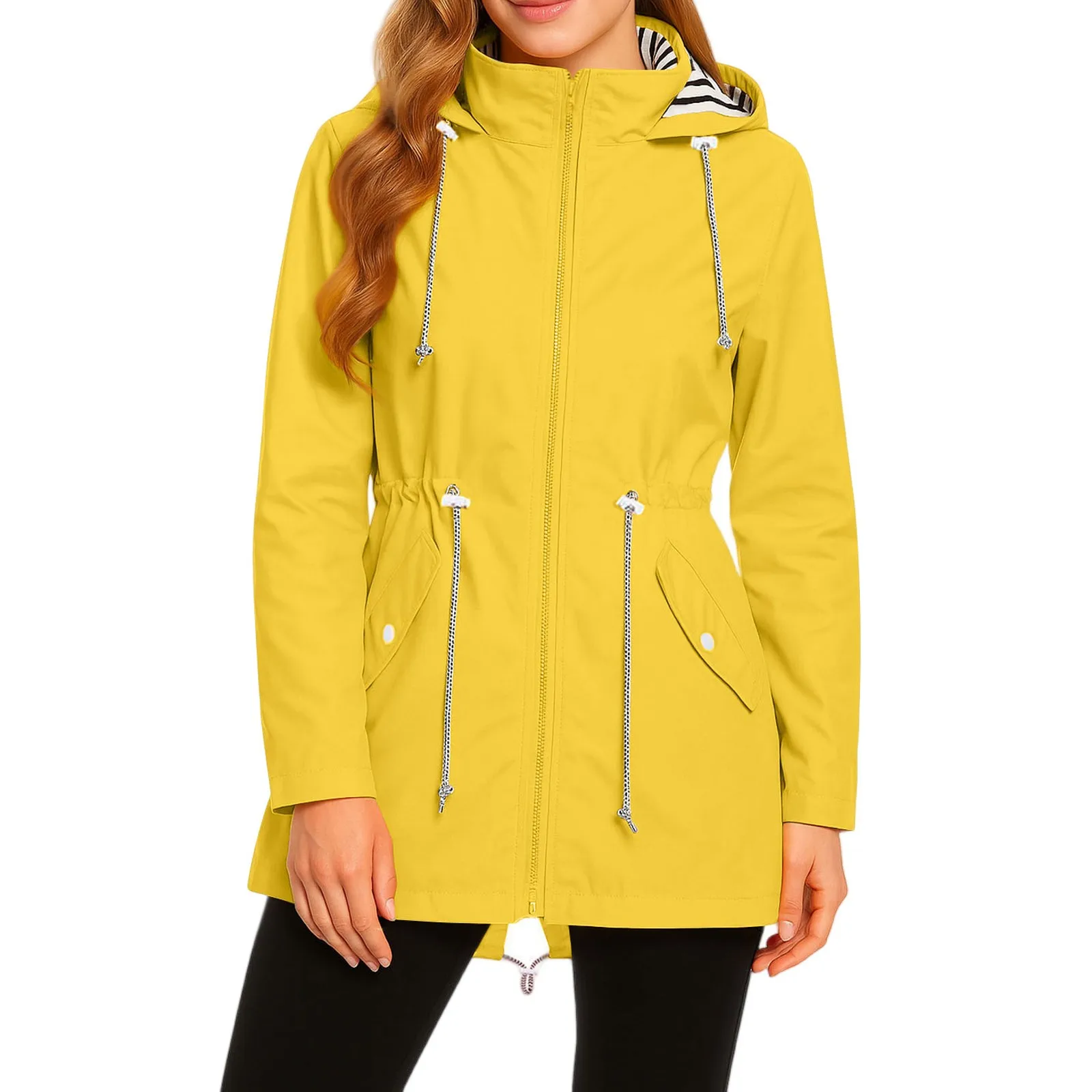 Ladies' Waterproof Long Raincoat – Perfect Gift
