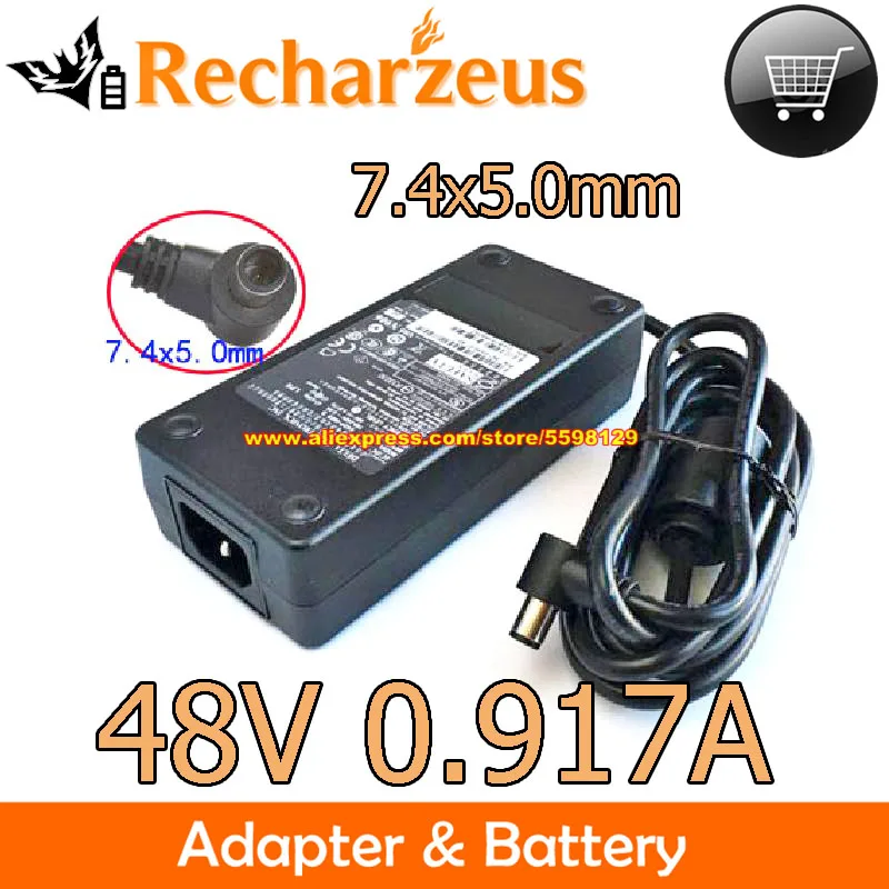 

Genuine Delta 48V 0.917A 44W Adapter EADP-48EB B Charger For CISIO 8961 8900 9900 8945 9951 IP PHONE CP-PWR-CUBE4 Power Supply