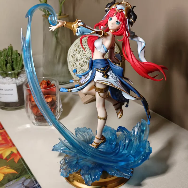 

27 см, Nilou Genshin Impact, Аниме фигурки, сексуальная экшн-фигурка, искусственная кукла, украшение, Коллекционная модель, орнамент, игрушки