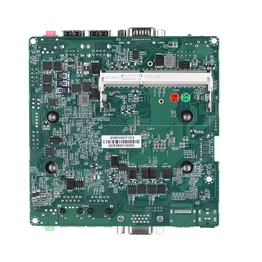 Qotom mini ITX základní deska Q3217UG2-P s jádra i3-3217u procesor onboard, dvojí LAN mini mainboard X86