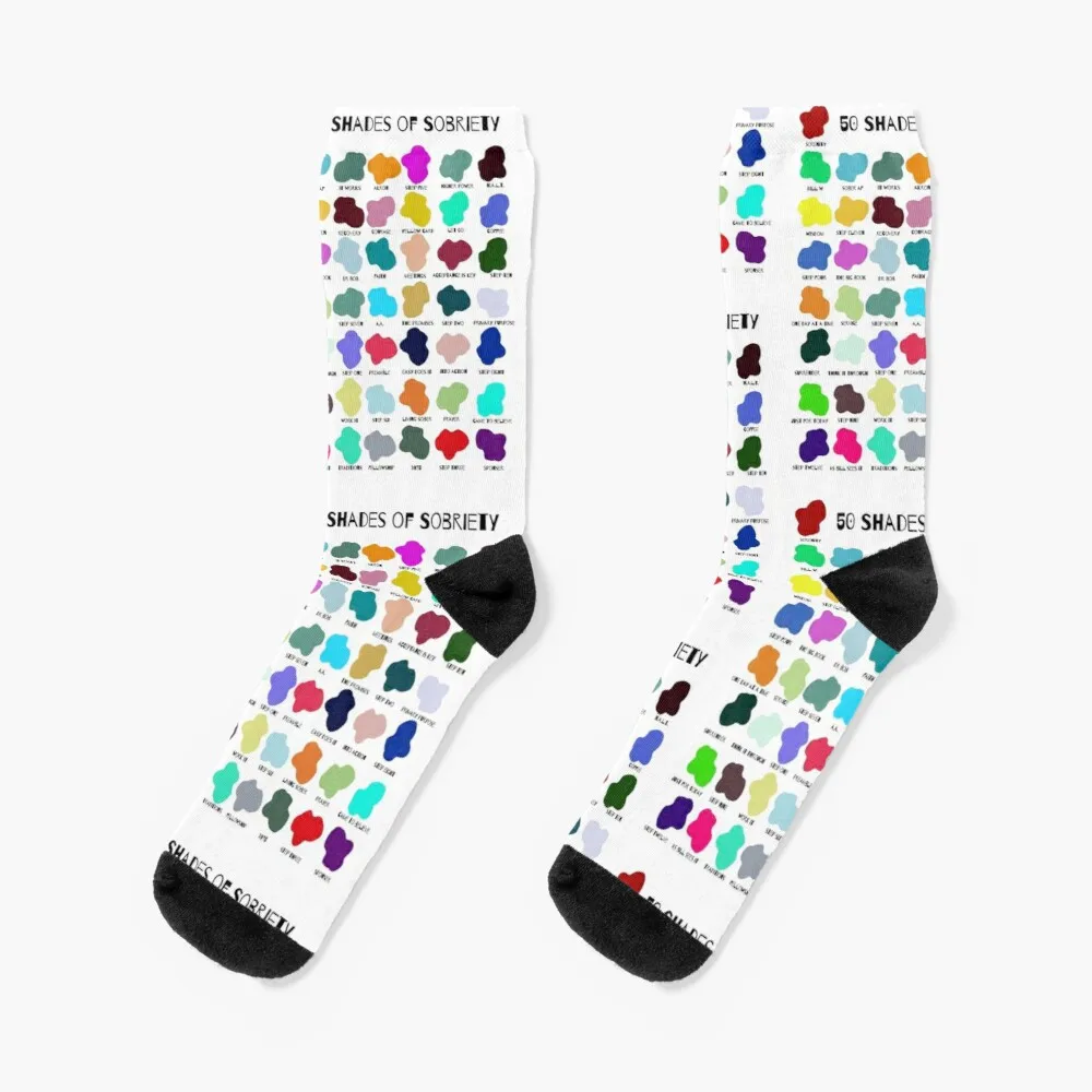 

50 Shades of Sobriety Socks Men'S Winter Socks