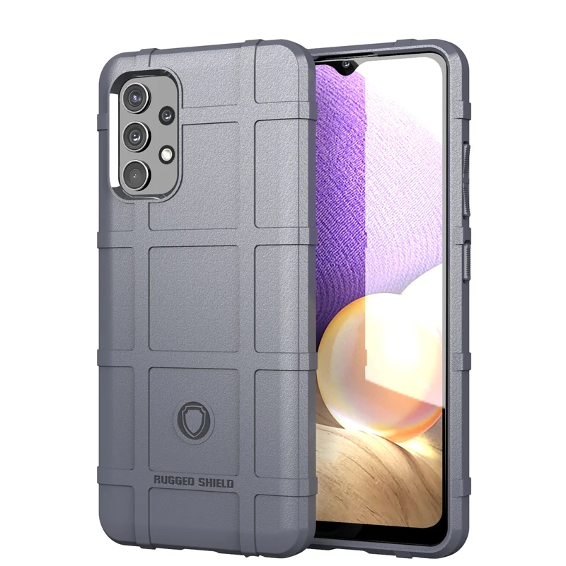 

Silicone Shield Case for Samsung Galaxy A32 Anti Knock Shockproof Soft Phone Cover for galaxy a32 4g Armor Matte Rubber Cases
