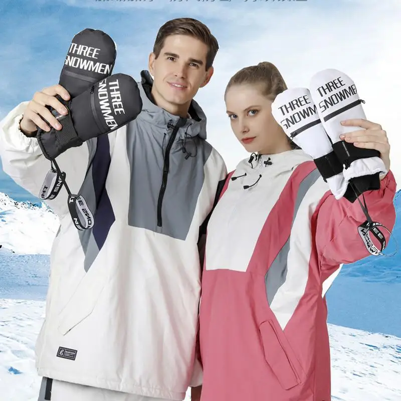 

Ski Gloves Winter Gloves Windproof Cold Weather Mitten Touchscreen Waterproof Warm Gloves For Hunting Hiking Snowboarding Skiing