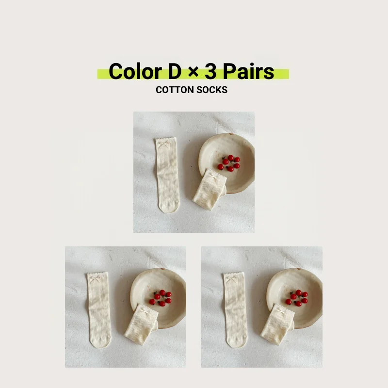 3 Pairs Color D