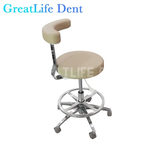 GreatLife Dent Dental Dentist Mobile Office Chair Dentist Doctor Cosmetic Ergonomic Ultrasonic Chair Lifting Saddle Chair