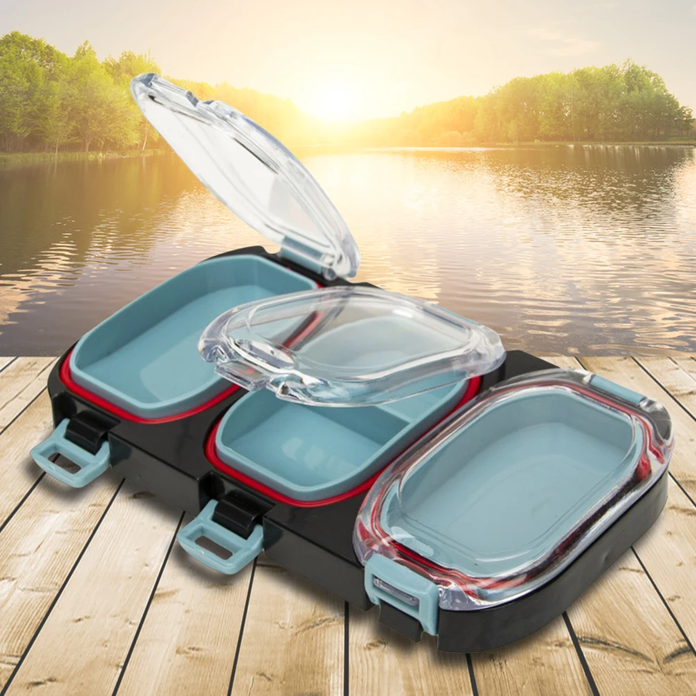 Magnetic Fishing Hook Outdoor Fishing Gear Accessories Box Waterproof Fishing Accessories Box Lures Hooks Baits Storage Box