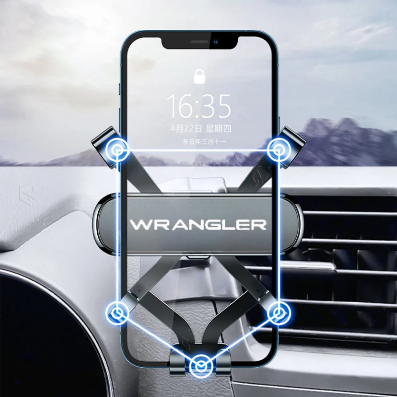Car Mobile Phone Holder Adjustable Special GPS Base Mount Stand for JEEP wrangler Accessories