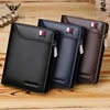 Men Short Wallet Luxury Genuine Leather Wallet For Men Women Purse Standard Card Holders High Quality Zipper Wallets 1