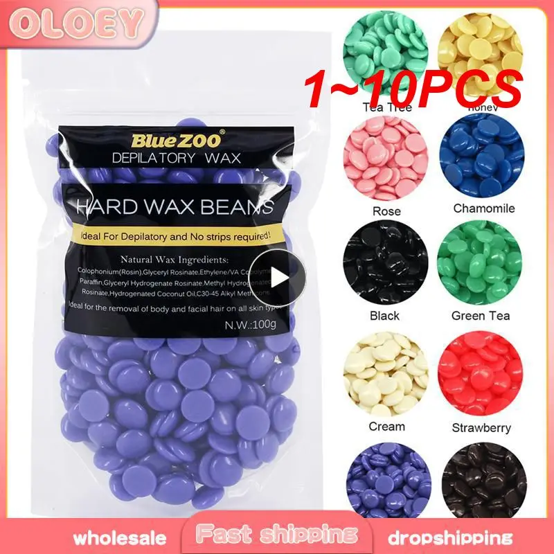 

Бумага для волос восковая для быстрого удаления волос, 100 г, 1-10 шт.