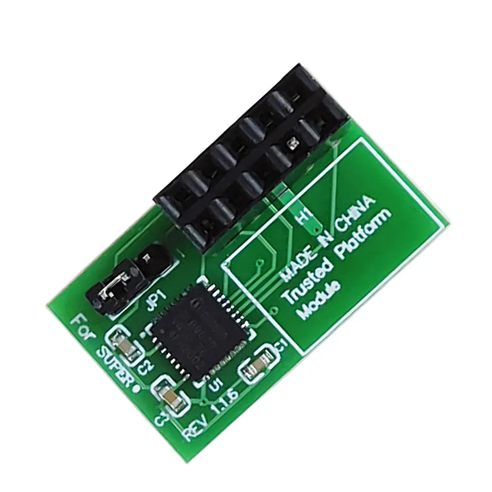 SPI TPM 2.0 수평 트러스트 플랫폼 모듈, SuperMicro AOM 9670H 보호 모듈, 10 핀 트러스트 플랫폼