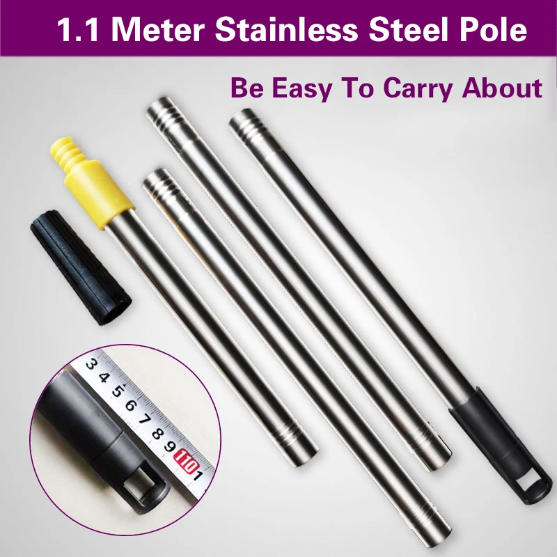 pet stroller portable foldable detachable small dog baby walking cat dog out trolley Four Sections Of 1.1m Roller Brush Extension Rod Split Detachable Portable Extension Rod Cleaning Stainless Steel Roller Brush