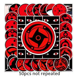 Naruto Sharingan Anime Graffiti Decorative Waterproof Stickers Set (Random 50 pcs)
