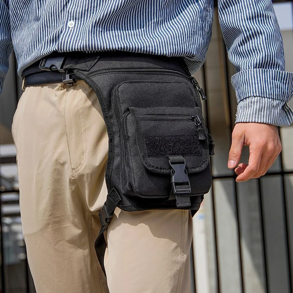 Waist Belt Bag, Wear Resistant Adjustable Multi Pocket Waist Pouch