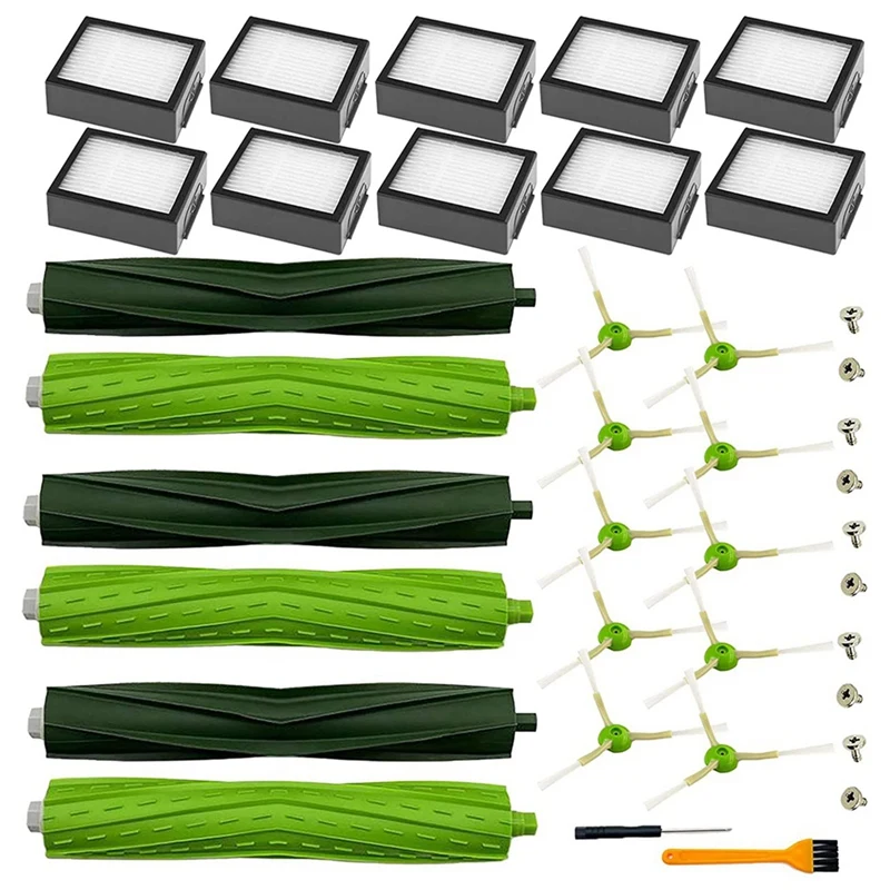 

2 Set For Roomba Replacement Parts,Replacement Parts Compatible For Roomba J7 J7+/Plus E5 E6 E7 I7 I7+ I3 I4 I6 I6+