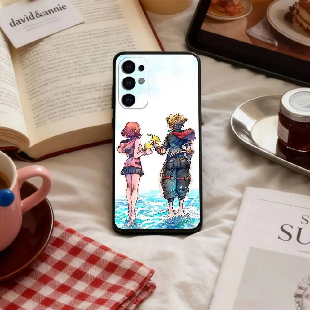 Kingdom Hearts Themed Soft Black Phone Case