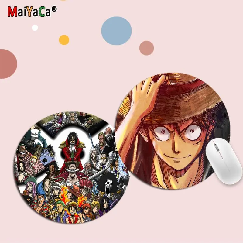 

Bandai One Piece 22x22cm Round Desktop Desk Mat Kawaii Gaming Accessories Students Writing Pad Mouse Pad Desktop Mat