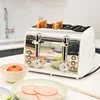 Bread Machine Toaster Sliced Bread Roasting 4-Piece Fully Automatic Breakfast Maker Тостер Toster Household Appliances 1