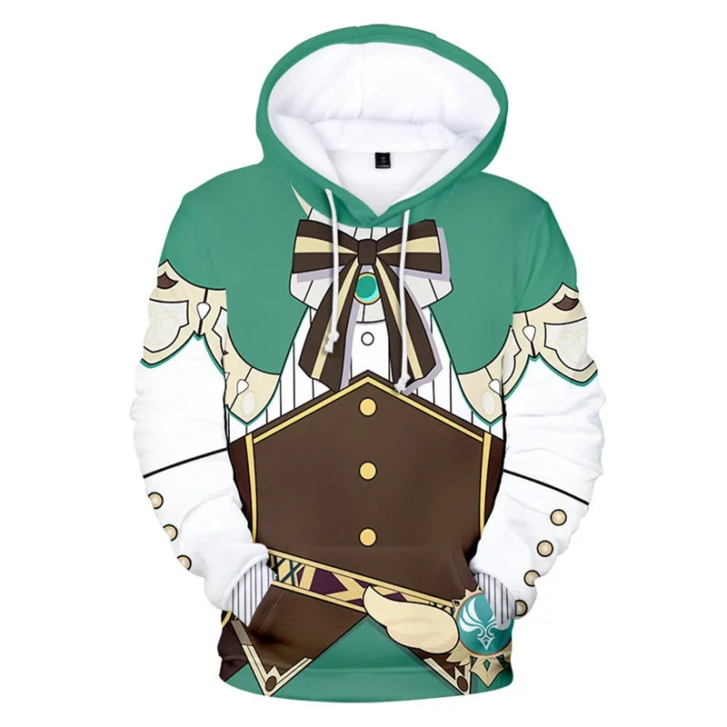 

Толстовки с рисунком героев аниме-игр Genshin Impact, забавные толстовки с капюшоном для мужчин, одежда в стиле Харадзюку, модные детские пуловеры, толстовки, топы