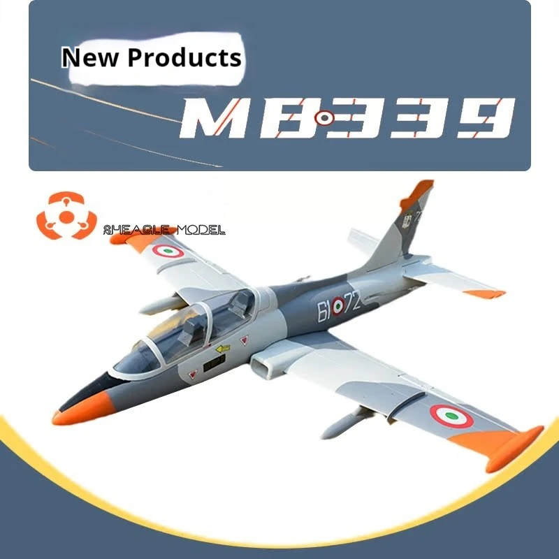 MB339 50mm EDF 제트 최고급 RC 비행기 모델 뛰어난 저속 조종 고정익 비행기 쉽게 조종 가능 사실적인 스케일