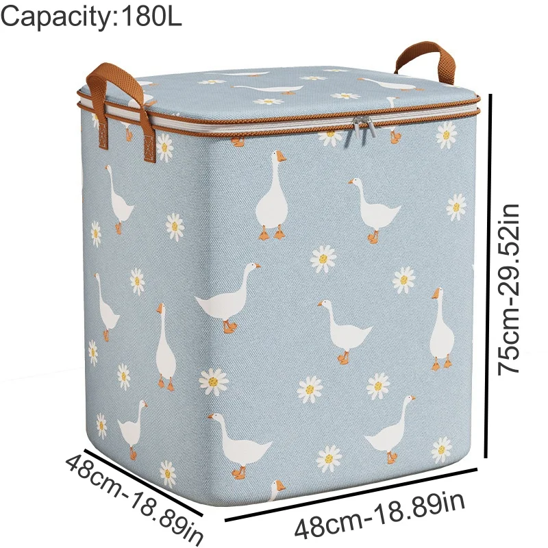 Foldable Clothing And Quilt Storage Bag Household High-Capacity Storage Bag Moving And Packing Bag Luggage Bag 5