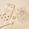 4pcs Pure Cotton Cute Print Bibs Baby Bandana Bib Boys Girls Newborn Infant for Drooling Kid Daily Wear Breathable Saliva Towel 2
