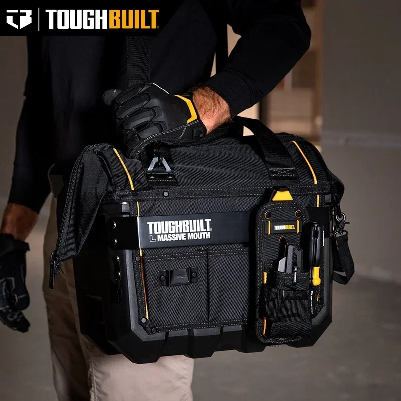 Tool Bag ToughBuilt-Large Massive Mouth 16&rdquo; Pro Grade Quality Construction TB-CT-62-16A