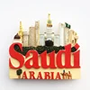 Middle East Saudi Arabia Fridge Magnet Bahrain Dammam Madinah Makkah Buraydah Tourism Decoration Resin Refrigerator Sticker 2