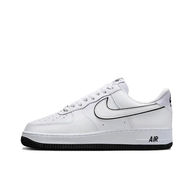 NIke Air Force 1 07 Men's and Women's Racing Shoes, Casual Skate Sneakers, Outdoor Sports Sneakers, All White Classic