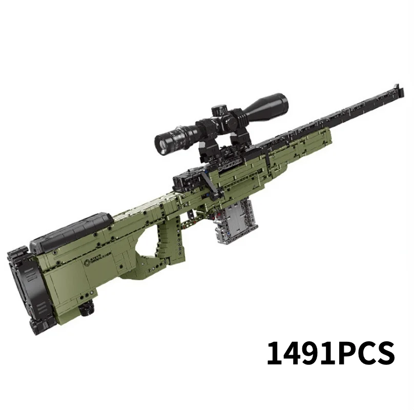エアーガン AWM SNIPERRIFLE & スコープのセット Building Blocks Sniper Rifle | Weapon Awm Sniper Rifle | Awm
